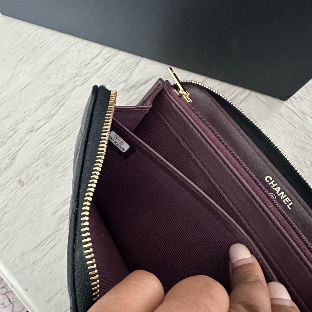 Chanel Lambskin Quilted Leather Wallet - Picture 5 of 5